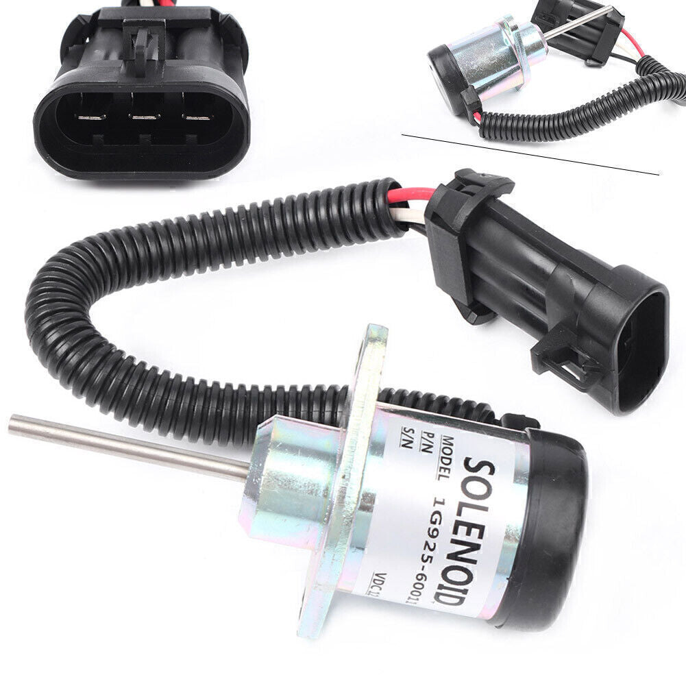 Fit Kubota Bobcat S185 Skid Steer 325 328 Fuel Shut Off Solenoid Valve Shutdown