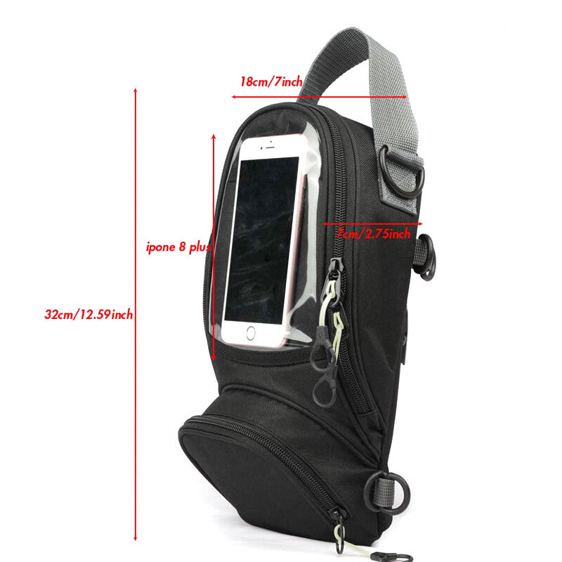 1xPractical Motorcycle Oil Fuel Tank Bag Shoulder Travel Riding Storage Tool Bag v