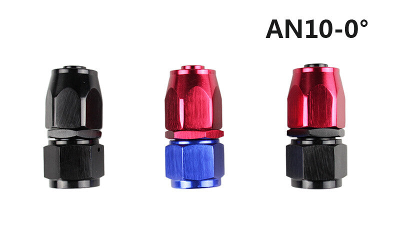 Aluminum Hose End Fitting Adapter Swivel  Push On Lock For Oil Fuel Hose Line Q