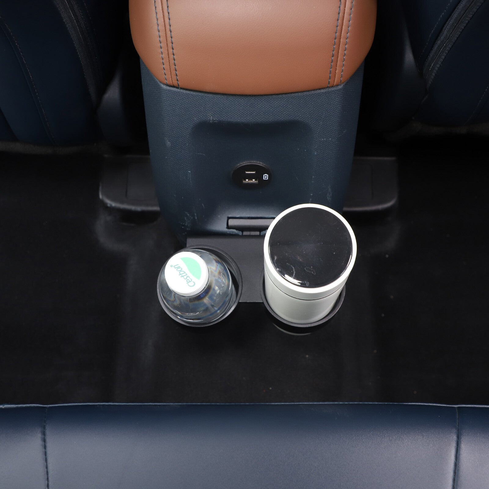 Aluminum alloy car rear for seat cup holder for Maverick 2022-2024 1 piece n