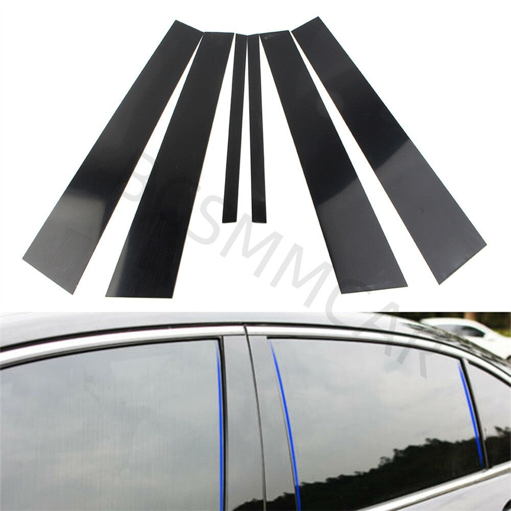 Car Side Window Pillar Post Sticker Cover Accessories Fit for Acura TL 2004-2008