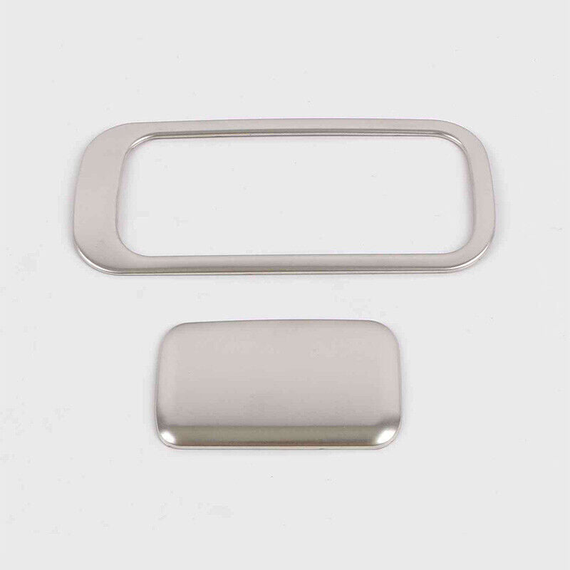 Silver Steel for Co -Pilot Storage Box Handle Cover Trim for Kia Forte K3 2019-2024