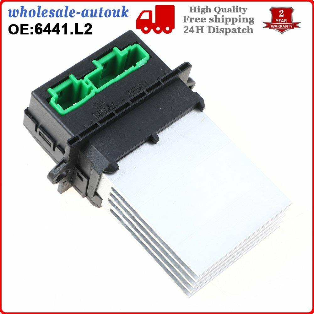 HEATER BLOWER MOTOR RESISTOR for PEUGEOT 207 406 607 for Citroen C5 C3 C2 6441L2 Q