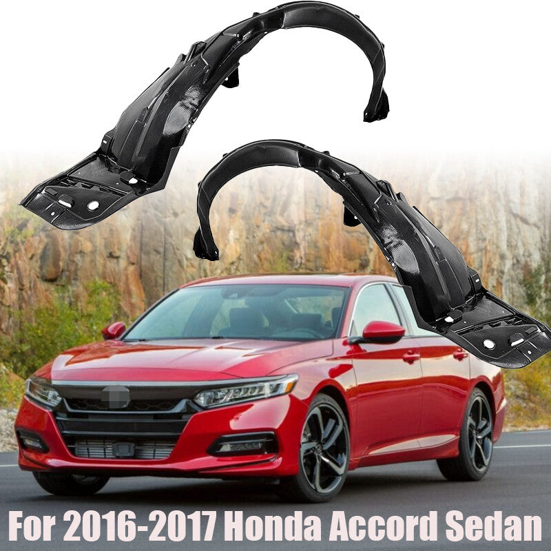 Fender Liners Set Front Left and Right For 2016-2017 for Honda Accord Sedan n