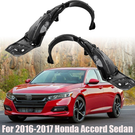 Fender Liners Set Front Left and Right For 2016-2017 for Honda Accord Sedan n