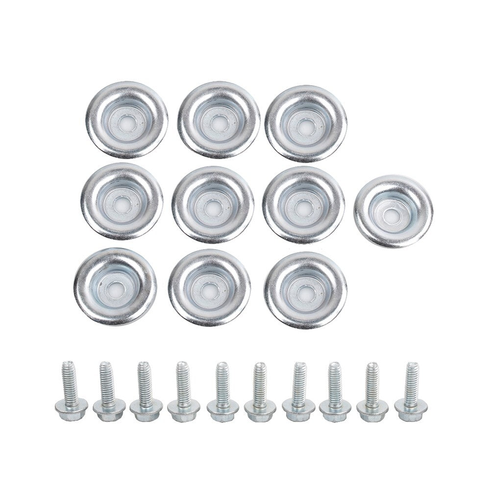 10Pcs Skid Plate washers Bolts for Polaris RZR 1000 900 800 570 XP Turbo General Q