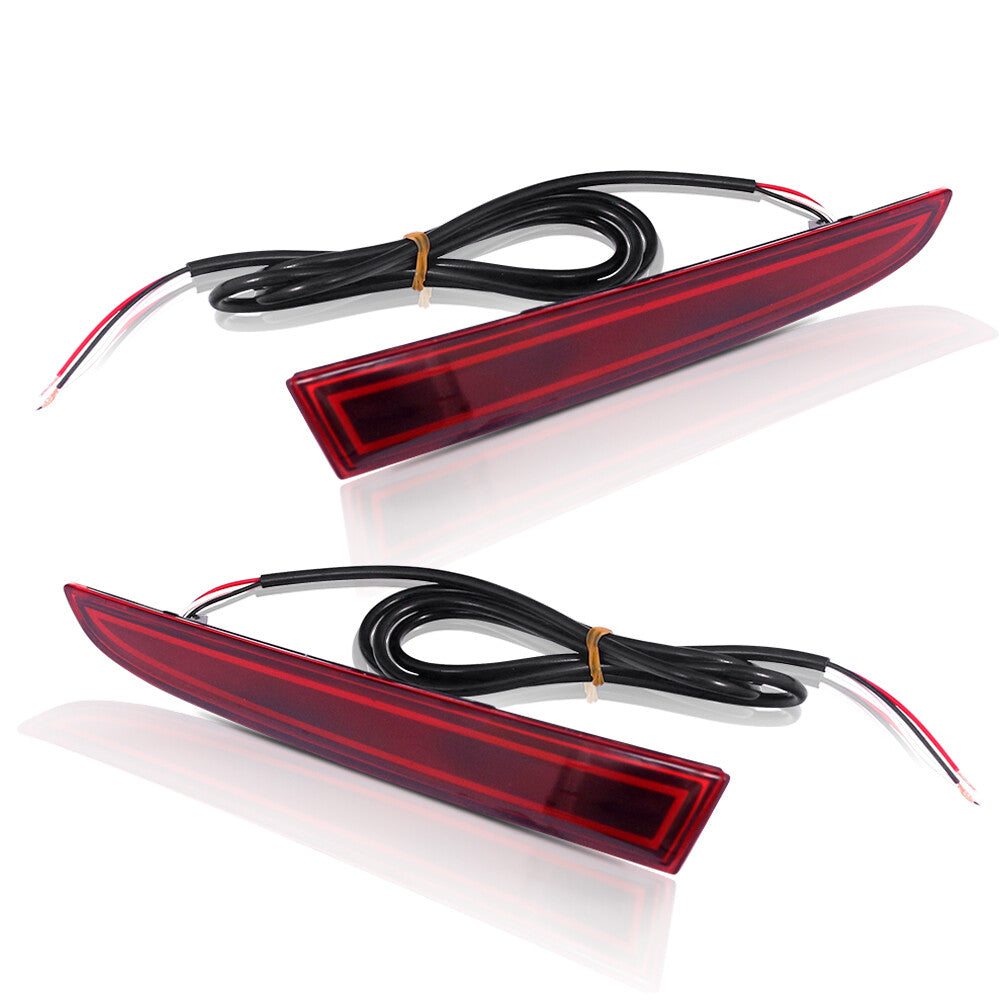 3D optical rear bumper reflector light red LED light kit suitable for 2008 and 2009 for Pontiac G8- v