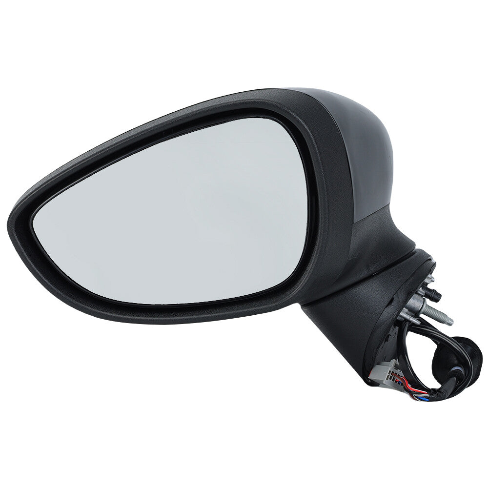 for Ford Fiesta MK7 13-17 LH Wing Mirrors Electric Heated 8 Wire Black