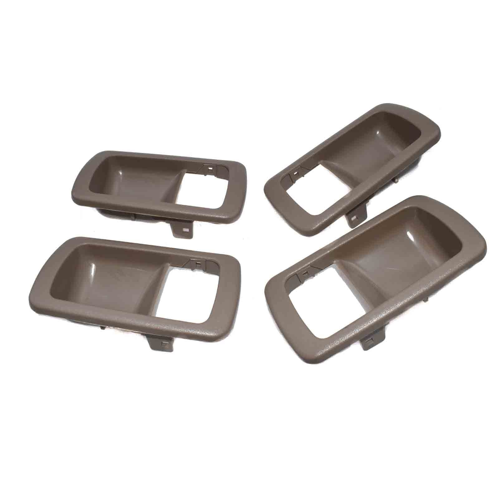 Suitable for Camry models 92, 93, 94, 95, and 96. Beige interior door handle trim set (4 pieces) n