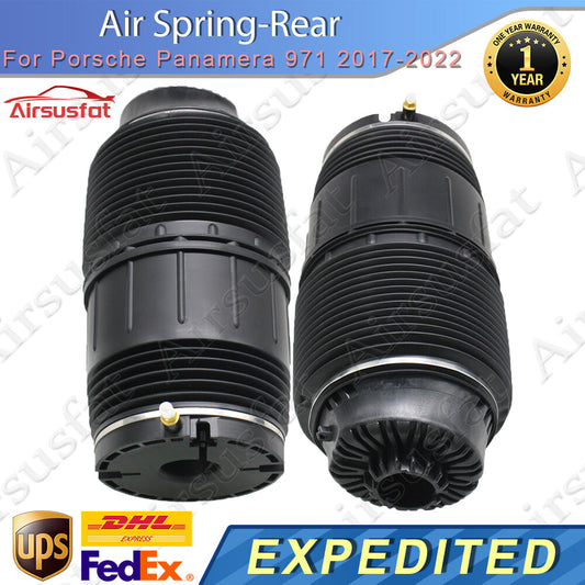 2x Rear LR Air Suspension Spring Cylinder Bags for Porsche for Panamera 971 17-22
