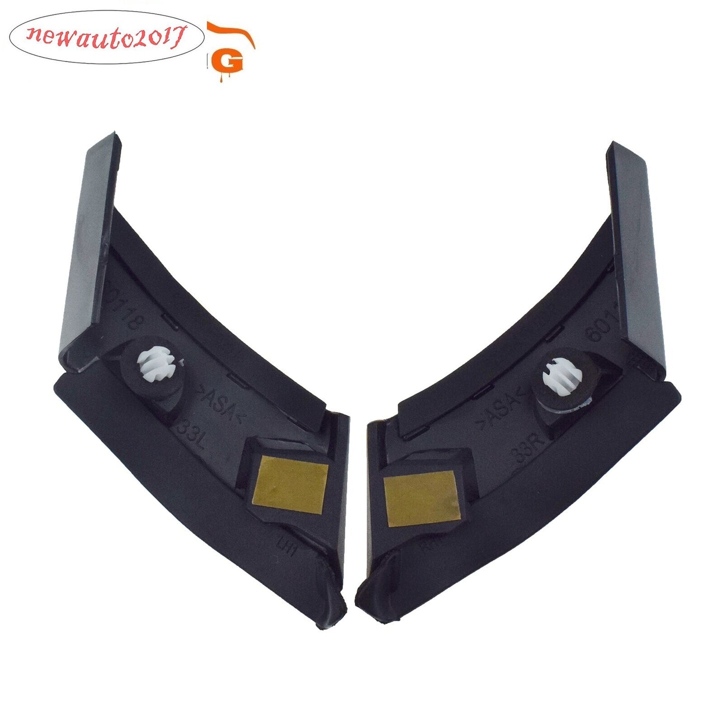 Pair A-pillar Trim Panel Cover For 2019-2023 for Toyota RAV4 60117-0R050,60117-0R070