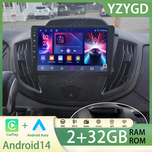 Android Carplay for Ford Transit 150 250 350 2015-2019 Car Stereo Radio GPS Navi