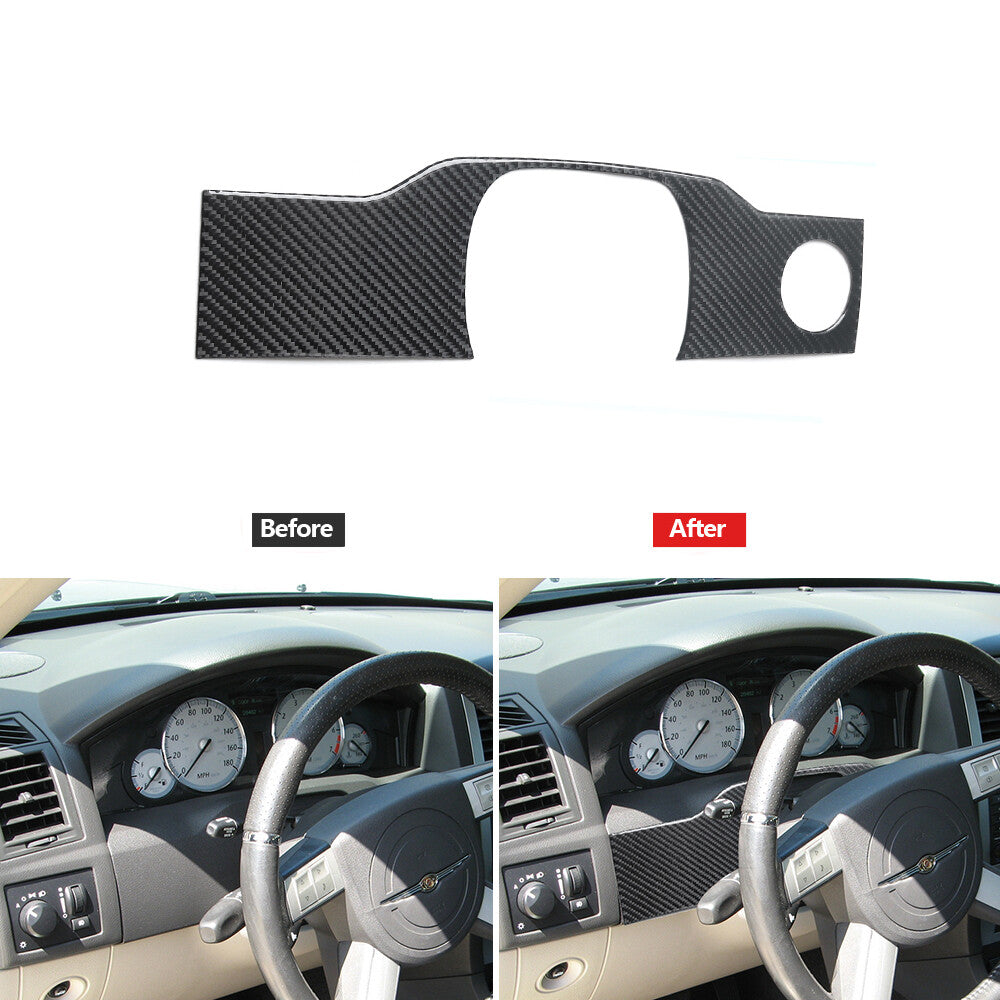 2Pcs Carbon Fiber Gear Shift Side Cover Trim for Infiniti FX 2009-13/QX70 14-17 v