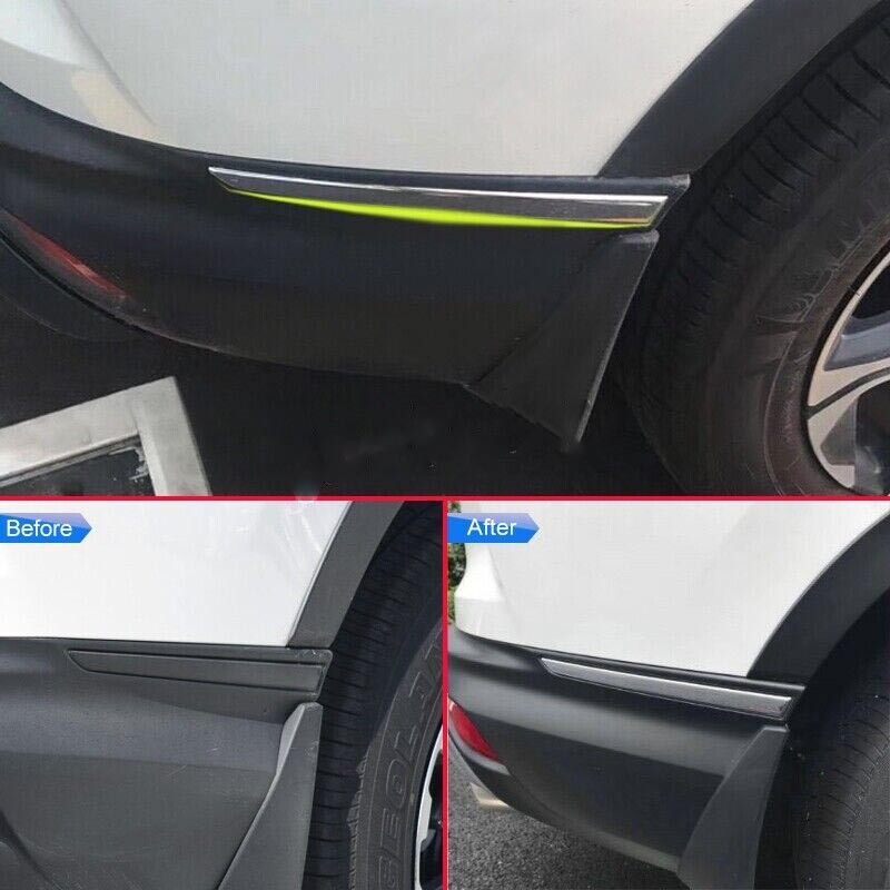 Coating Rear Bumper Corner Side Bar Trims Accessories for Honda CRV 17-20