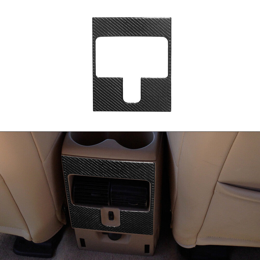 2x Carbon Fiber Interior Gear Shift Frame Cover Trim For Macan 2014-2019 v