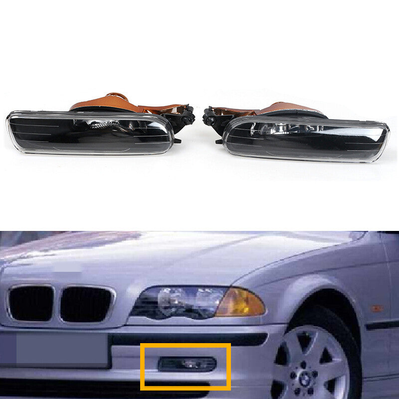 ?? Pair Front Fog Light Bumper Without bulbs for BMW E46 323i 1999-2001 ??