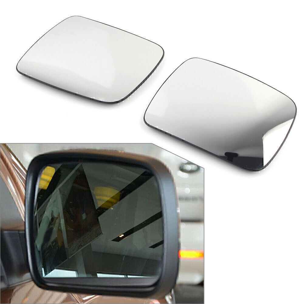 2x Front Door Side Mirror Glass Fit for Land Rover for Range Rover Sport LR2 LR4 10-14 Q