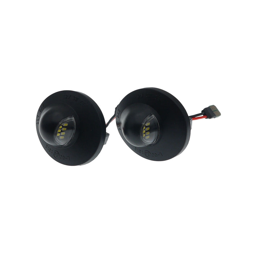 Pair LED License Plate Light Lamp Assembly For F-150 Bronco Ranger Explorer Q