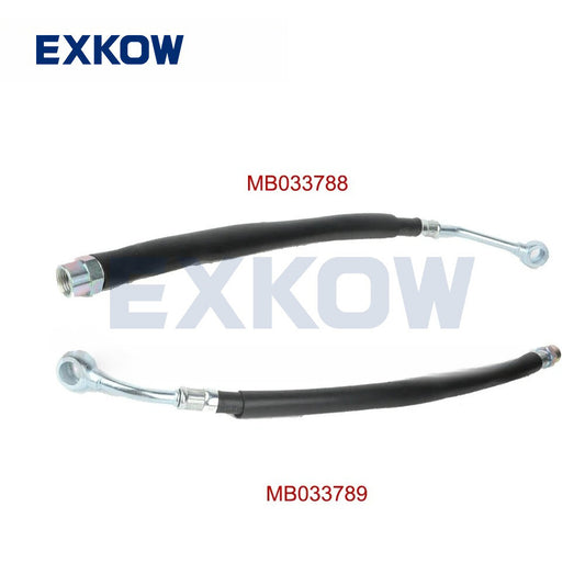 2X Oil Cooler Hose for Mitsubishi Pajero 6G72 3.0L 1991-2000 MB033788 MB033789