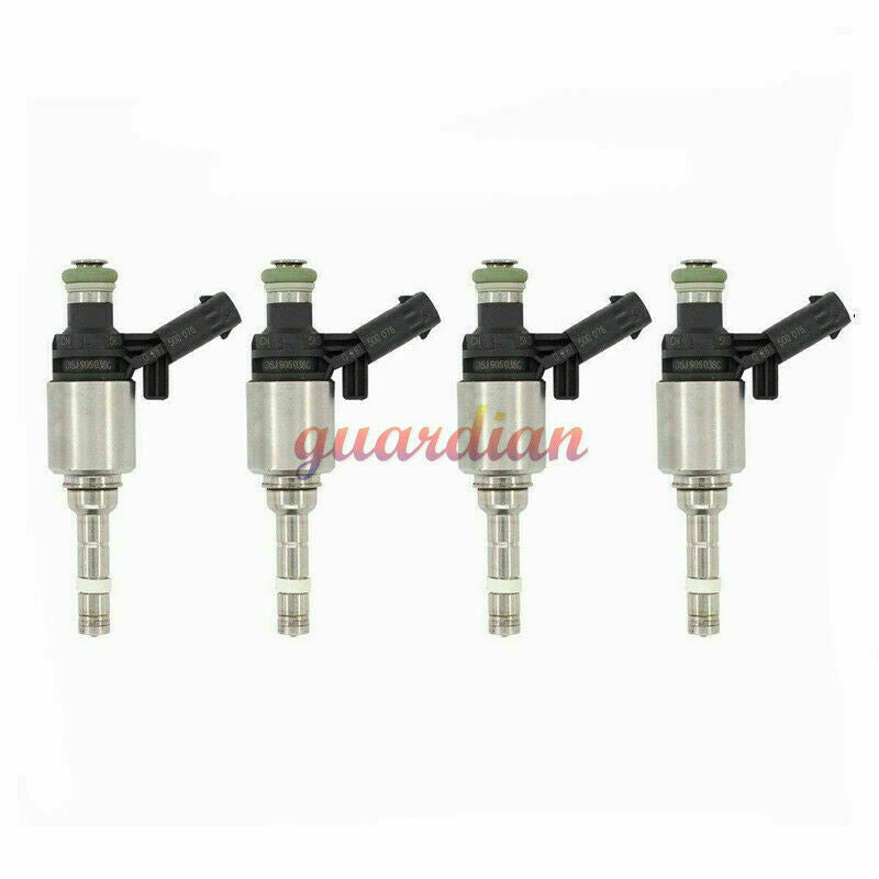 4x Fuel Injectors 0261500076 NEW for Audi A4 A3 A5 TT for VW T5 Eos CC 2.0L Turbo