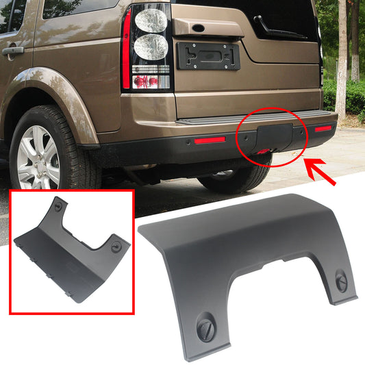 for Land Rover LR3 LR4 Car Tow Hook Eye Cover Rear Bumper Towing Cap W/ Clips Q