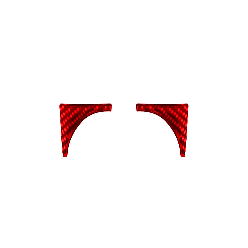4pcs For FX4 Carbon Fiber Steering Wheel Sticker Trim Cover 2004-2008 v