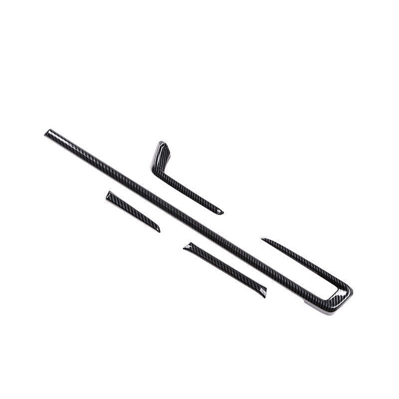 4P for Mazda CX-30 2020-24 ABS Carbon Fiber Central Console Dashboard Strip Trim