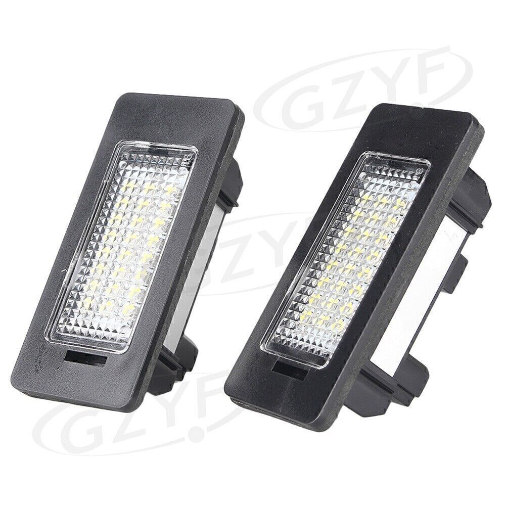 For E39 E60 E70 E82 E90 E92 F30 Error 12V LED License Plate Lights Lamps Q