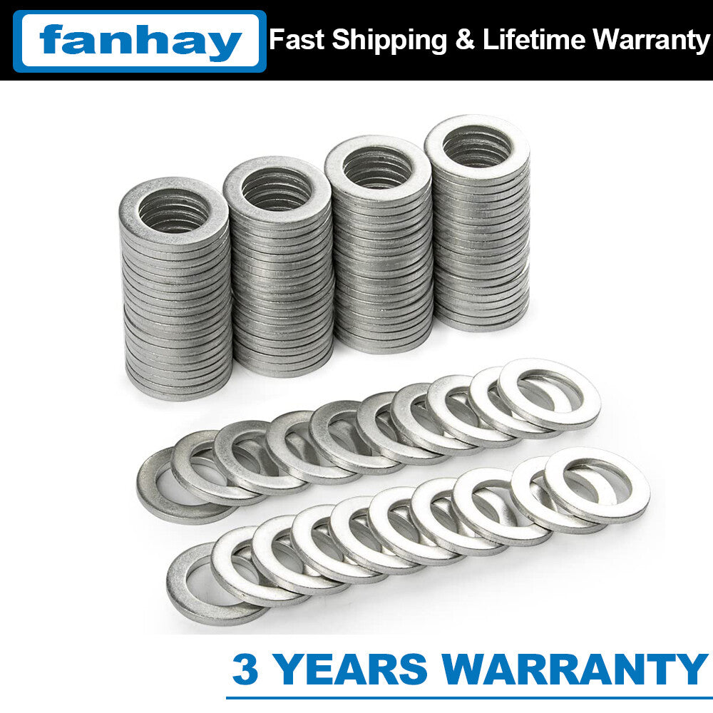 100-piece pack of oil drain plug gaskets/drain plug gaskets/sealing rings for Honda for Civic Q