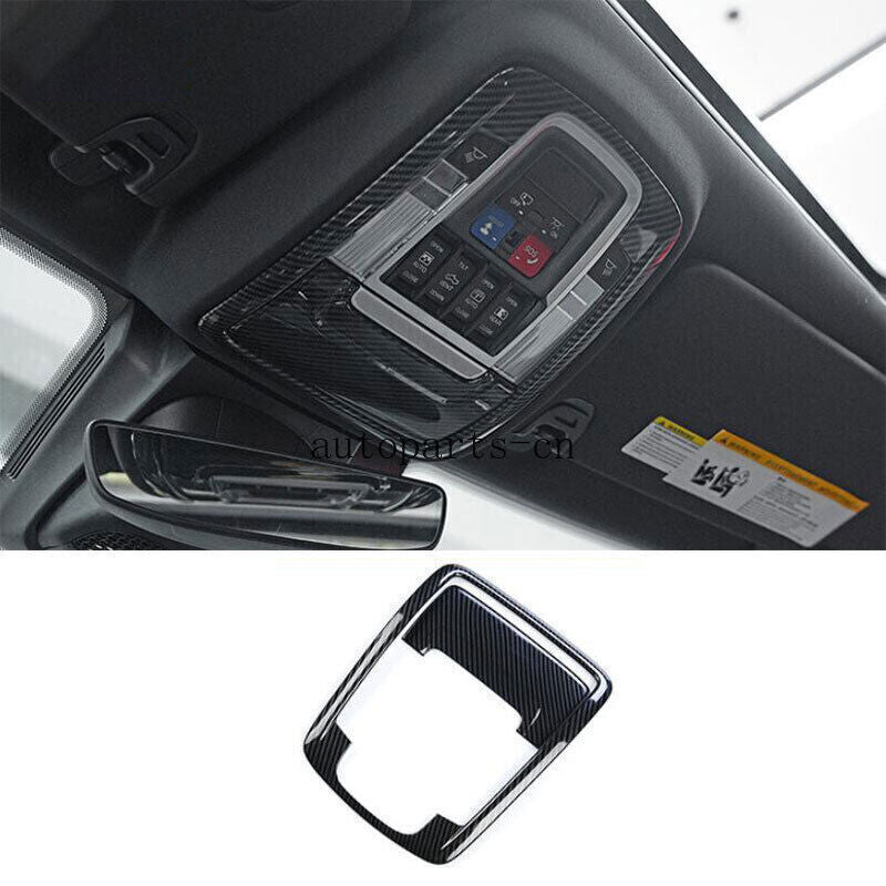 for Dodge for Ram TRX 2022-2023 ABS Carbon Fiber Front Reading Lamp Frame Cover Trim n