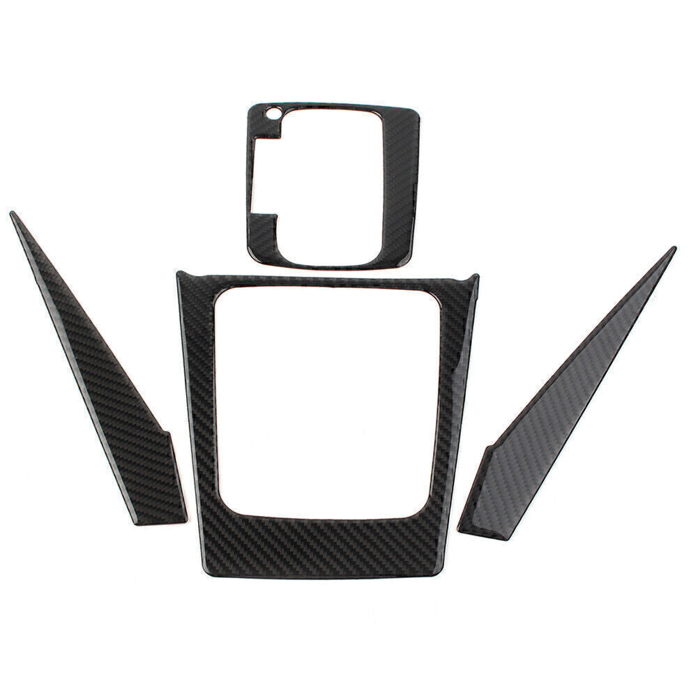 4x Front Gear Shift Cover Kit for Subaru Forester 2013-2018 2017 Carbon Fiber