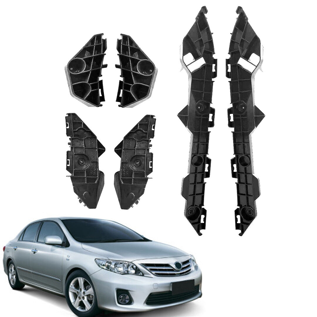 6-piece set for 2009-2013 for Corolla rear bumper cover mounting bracket kit JD- n