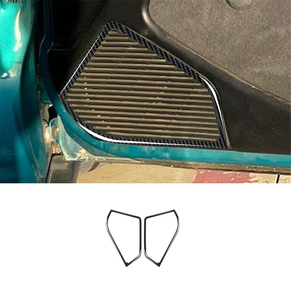 Suitable for Honda CR-V 2023-2024 carbon fiber steel center console gear shift knob decoration- v