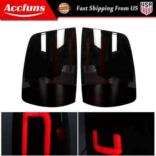A pair of black taillight assemblies for 2009-2018 for Dodge for Ram 1500 10-18 for Ram 2500/3500- n