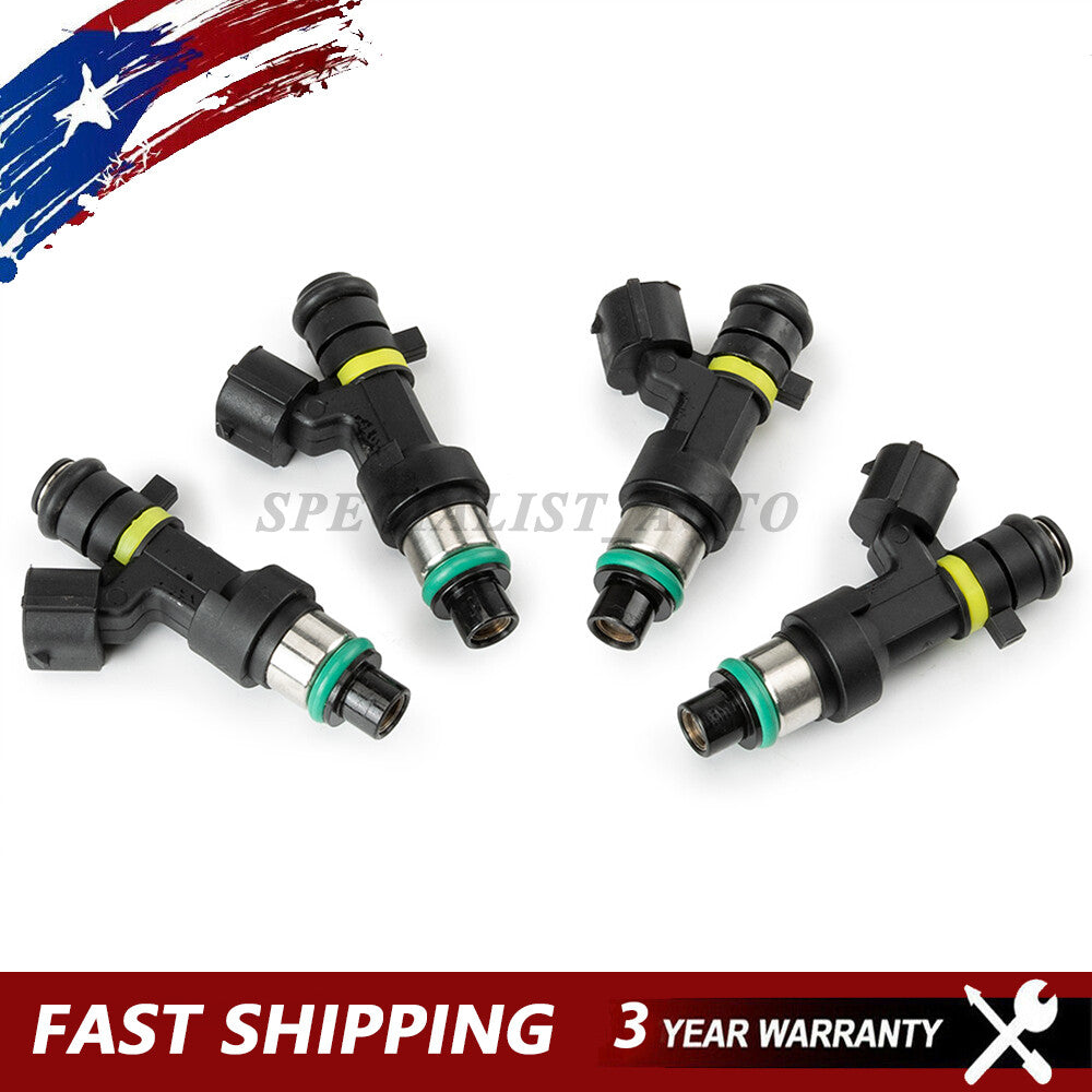 4PCS Fuel Injectors 16600-EN200 FBY2850 for Nissan Versa Cube Sentra NV200 07-14