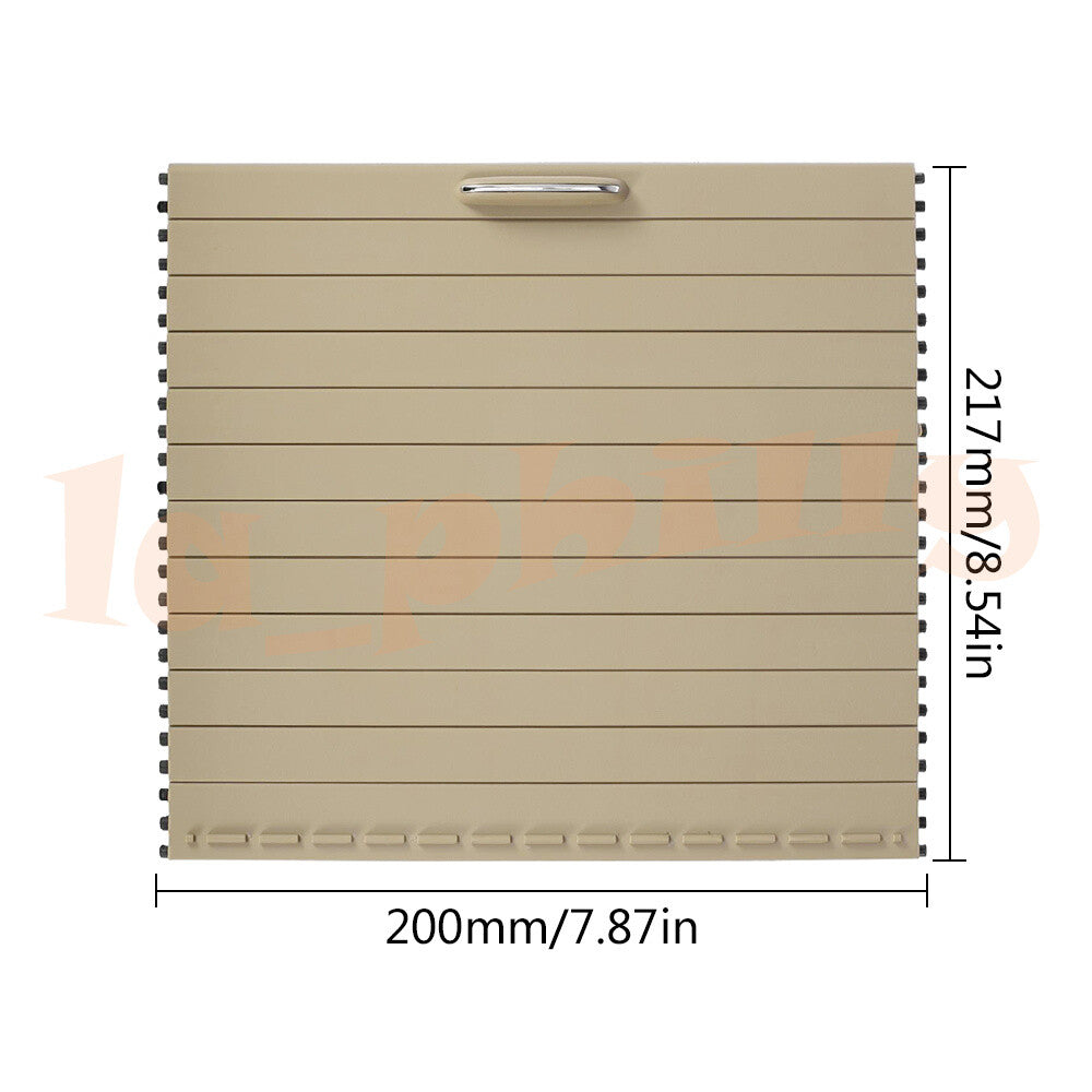 Beige Center Console Roller Blind Cover 1666805802 Fits ML GL GLS GLE Class W166 Q
