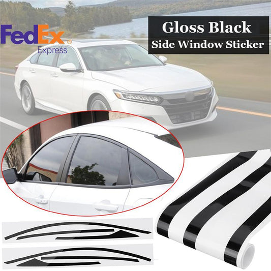 6PCS Window Chrome Delete Blackout Trims Sticker Kits for Honda for Accord 2018-2020