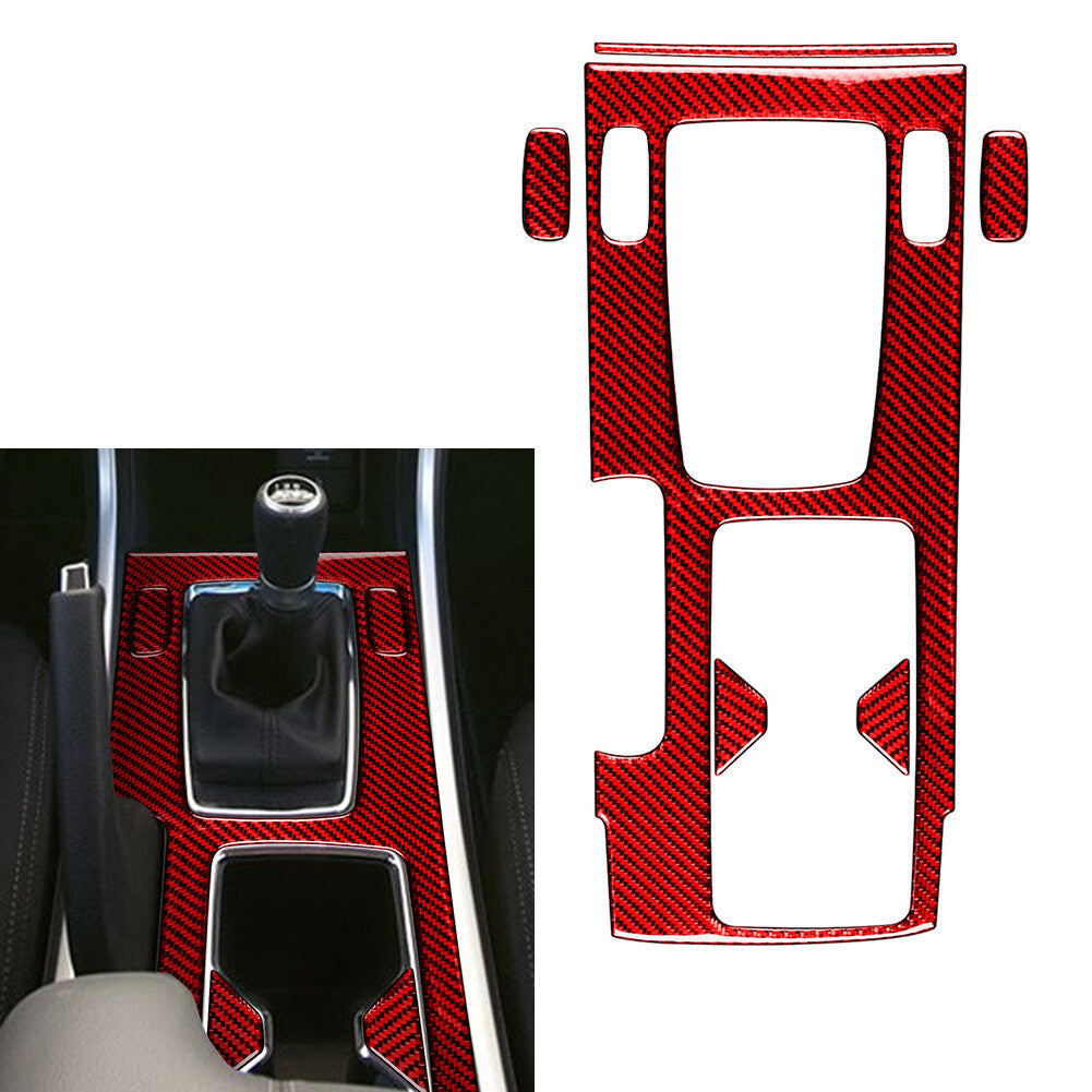 6Pcs LHD Interior Gear Shift Set Cover Trim FIT for Honda Accord 2013-2017