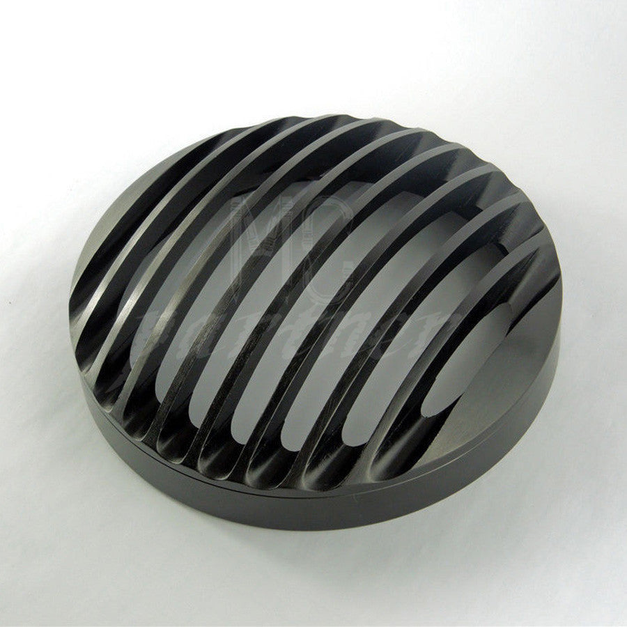 5 3/4 Black CNC Aluminum Headlight Grill Cover for Harley Sportster 883 1200 Q