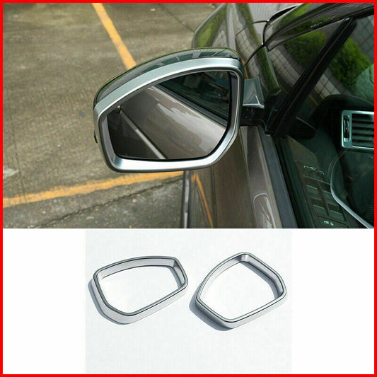 Chrome Rearview Mirror Rain Eyebrow Frame Trim for Range Rover Evoque 2012-2019