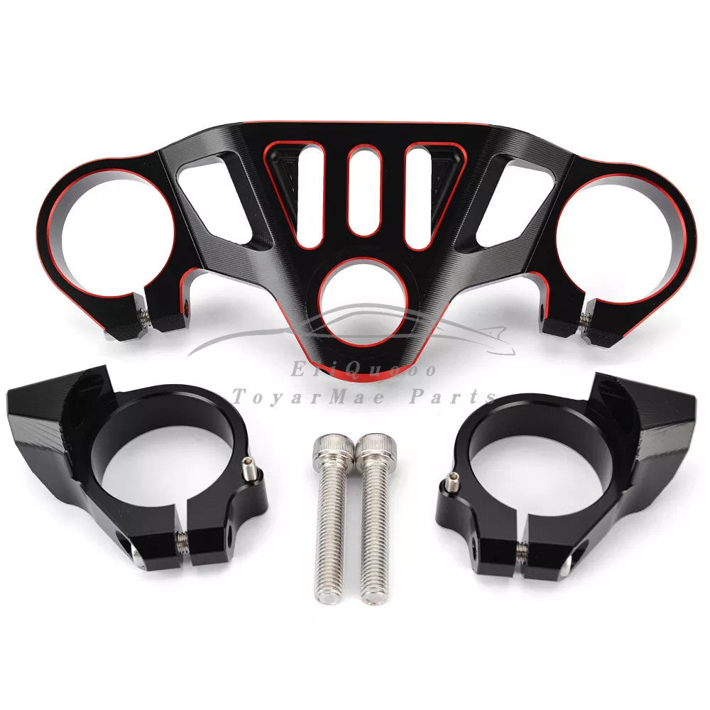 For RS660 2021-2023 CNC Upper Top Triple Clamp Fork Holder Panel Bridge