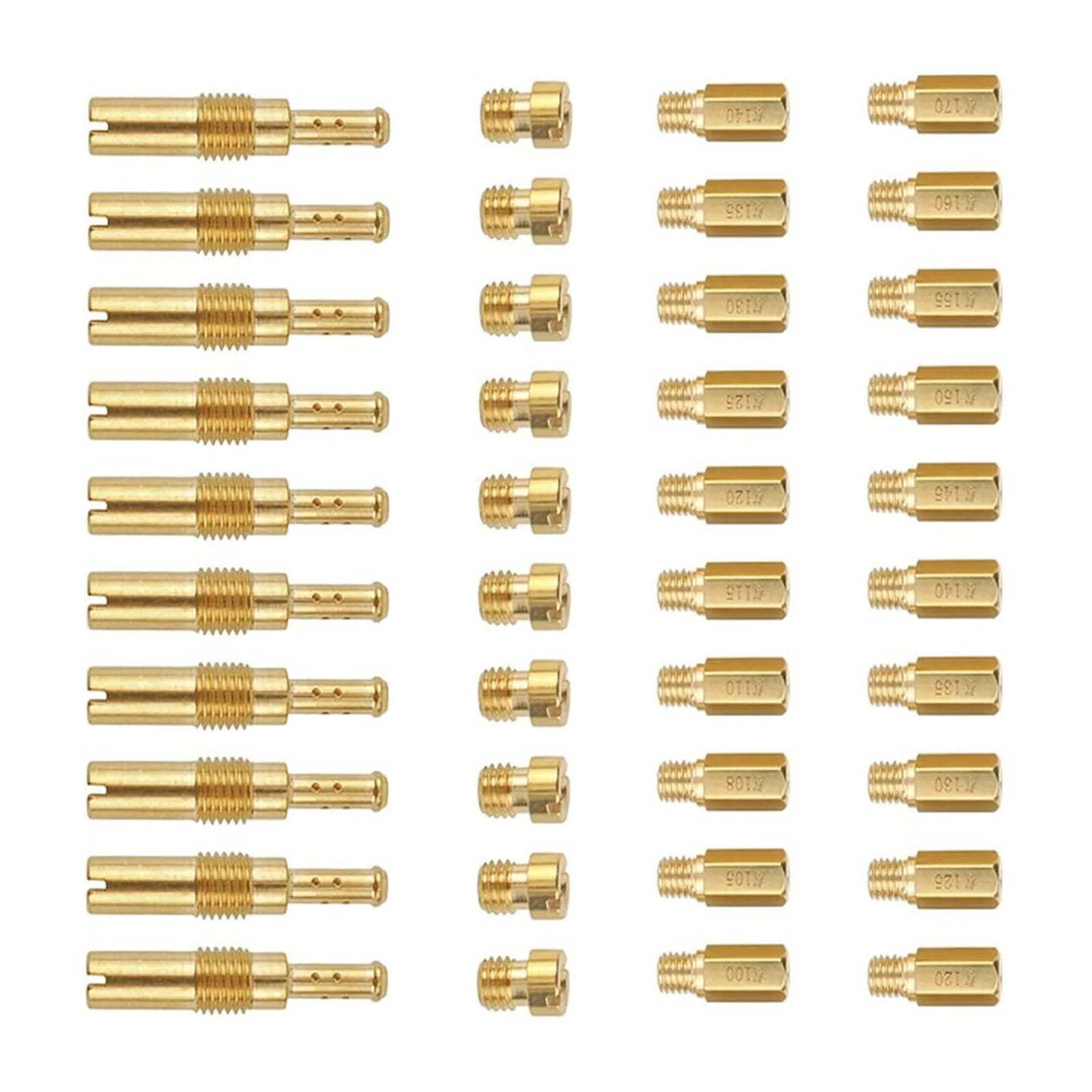40x Carburetor Main Slow Pilot Jets Kit For Keihin CV CVK CVVD FCR PWK VA Reapir