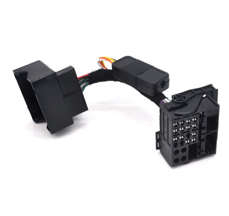 For PQ for VW RCD330 360 Car Radio Steering Wheel Button Control Simulator Adapter v