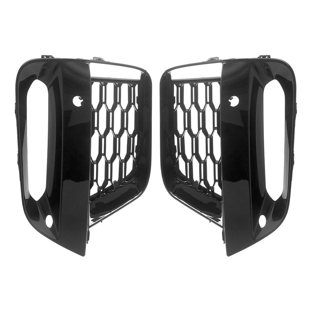 Fits For X3 G01 X4 G02 2X Front Left  Right Bumper Fog Light Grille Cover Q