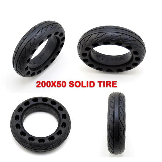 200x50 8 inch solid wheel Explosion-proof Tires Bee Hive Holes motorcycles tyres
