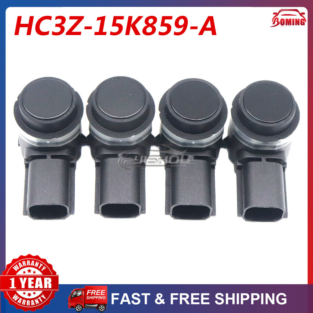 4-pack HC3T-15K859-EA rear PDC parking assist reverse spare bumper sensor for Ford