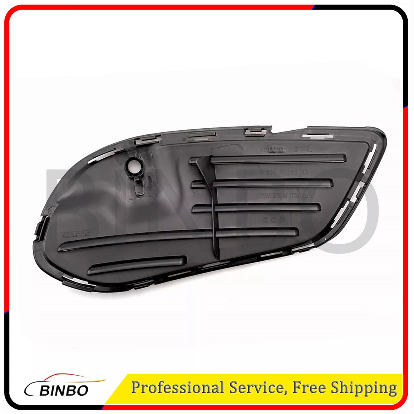 LH Front Bumper Grille Insert Face Cover for Mercedes for Benz C-Class W205 2015-18