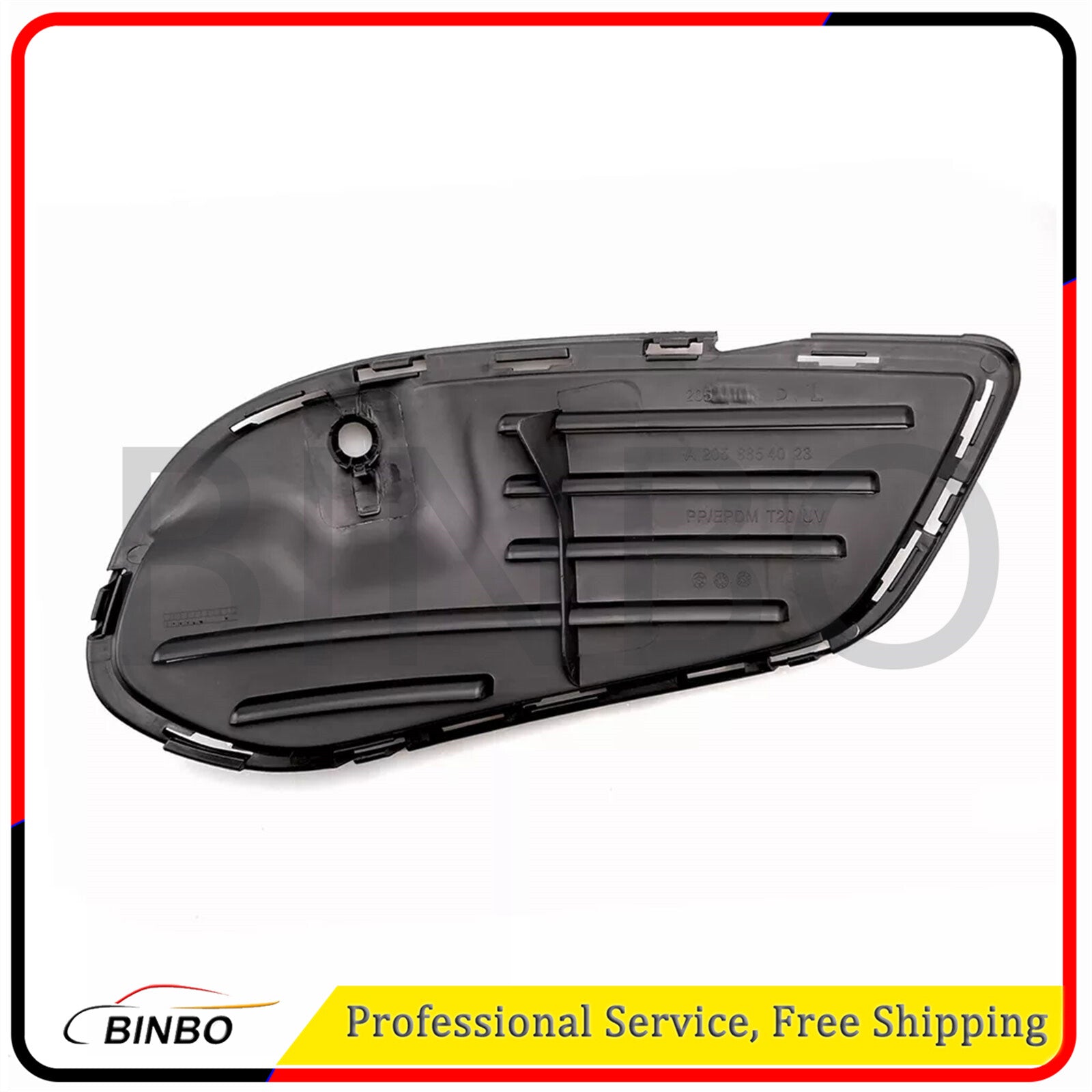 LH Front Bumper Grille Insert Face Cover for Mercedes for Benz C-Class W205 2015-18