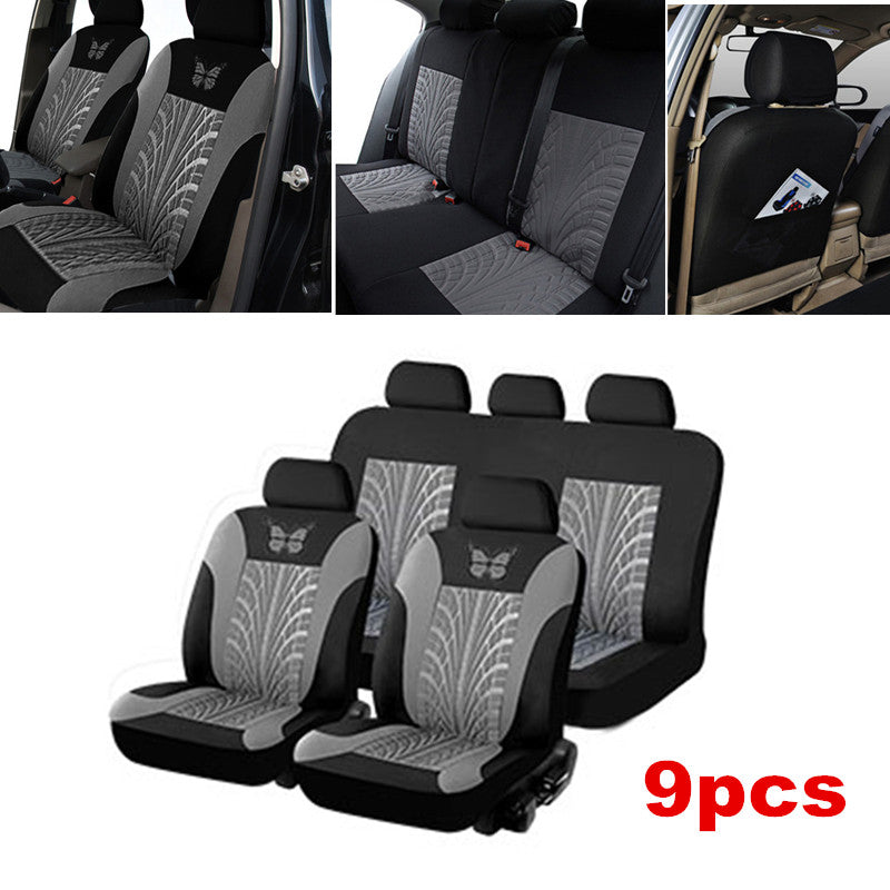 fit for honda for CIVIC Accord for Seat Cover Full Set 5- for Seat Front Rear Protectors 9pcs