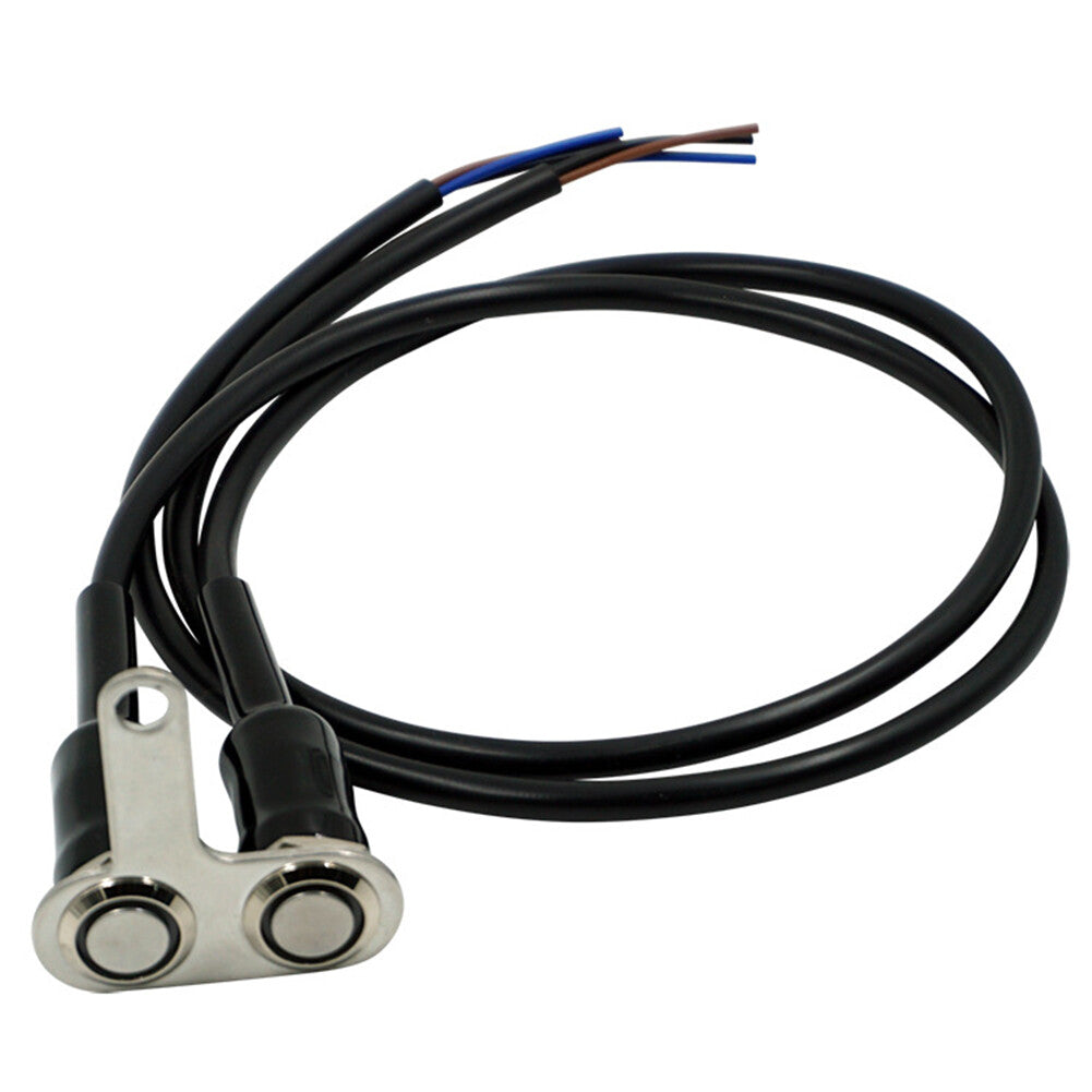 LED Switch Handlebar Adjustable Mount Waterproof Switch Universal Right Blue wa Q
